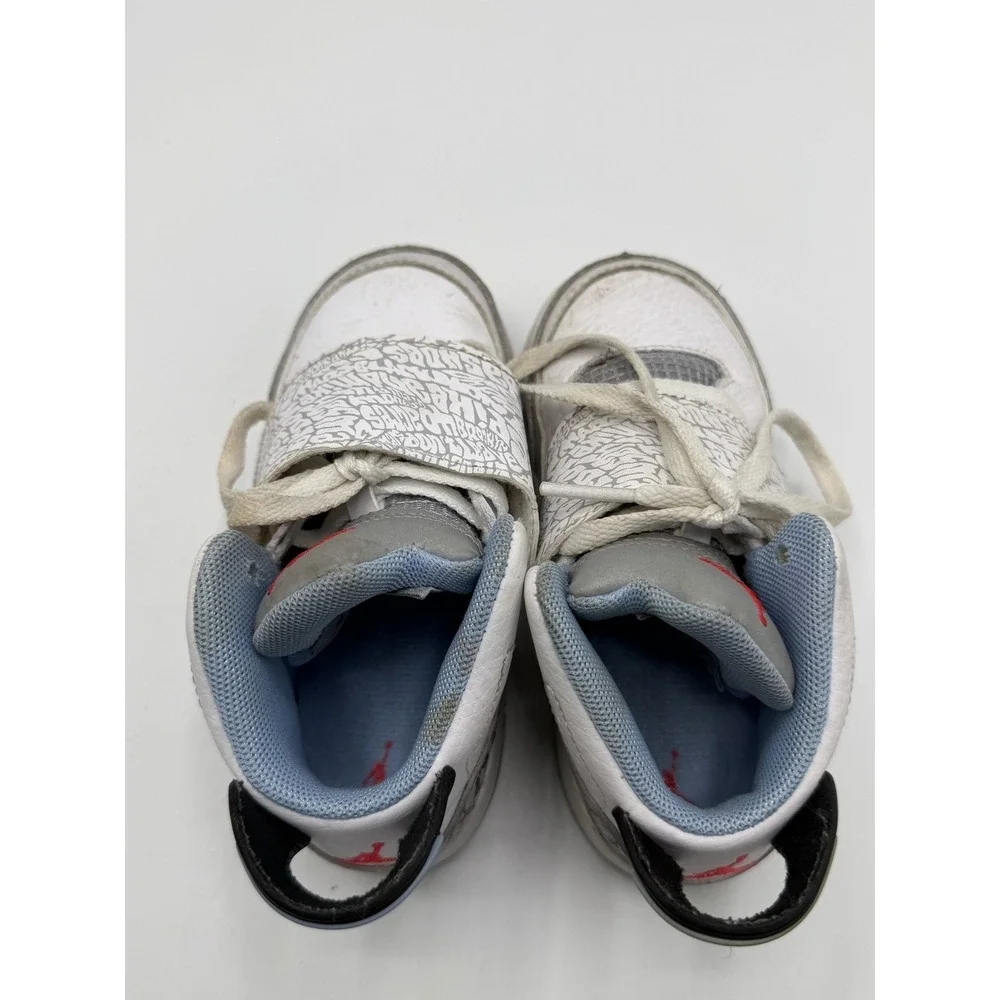 Jordan‎ Son of Mars White Blue 512244-109 Toddler Size 8C Pre-Owned No Box